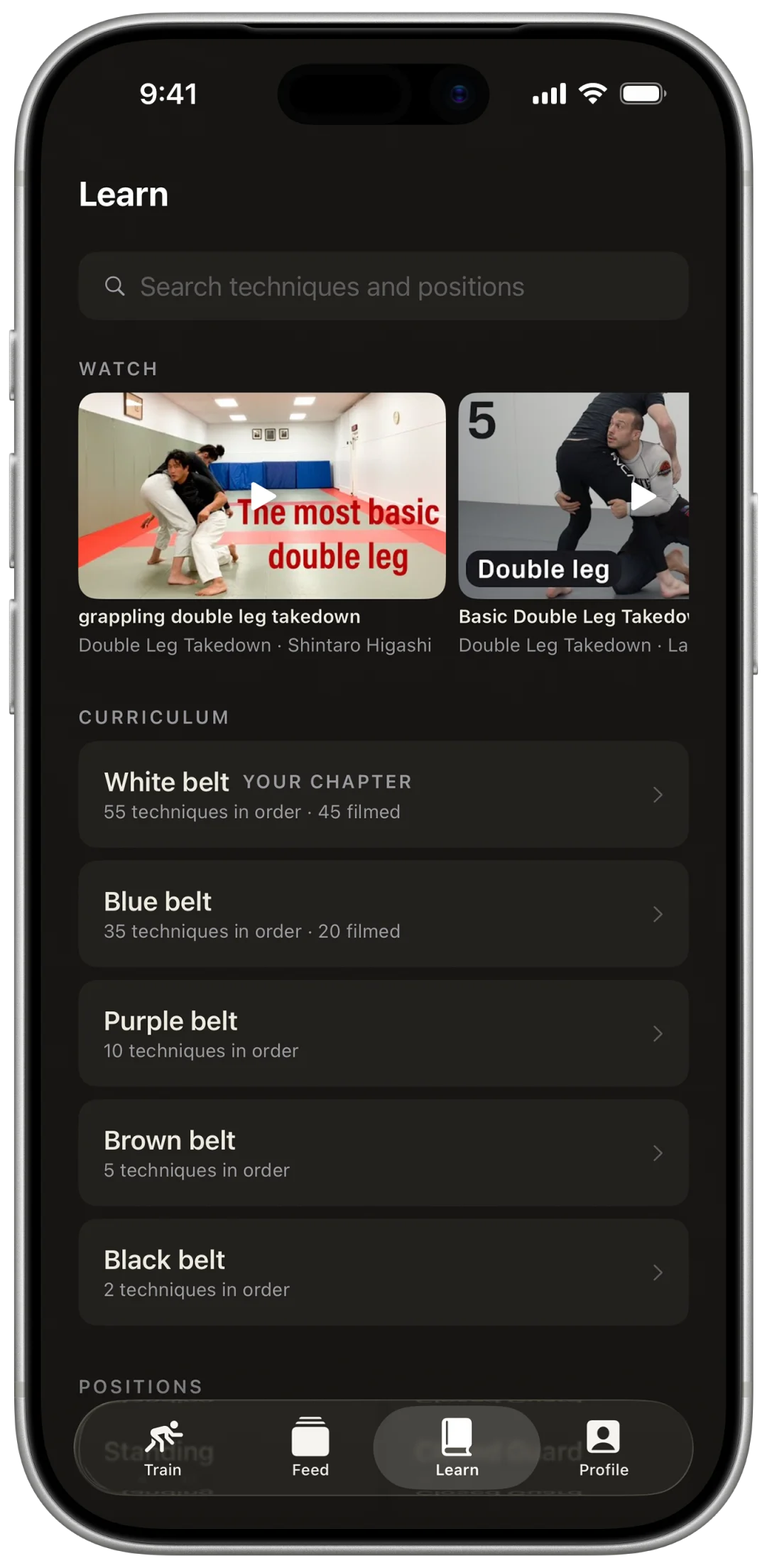 The Learn room: film and the curriculum from white belt to black